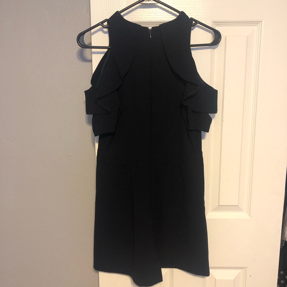 Topshop dressy romper in a dark navy blue